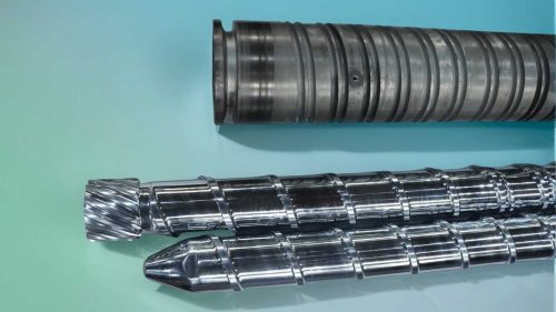 电线电缆挤出机交联聚乙烯螺杆、机筒 电线电缆挤出机交联聚乙烯螺杆、机筒